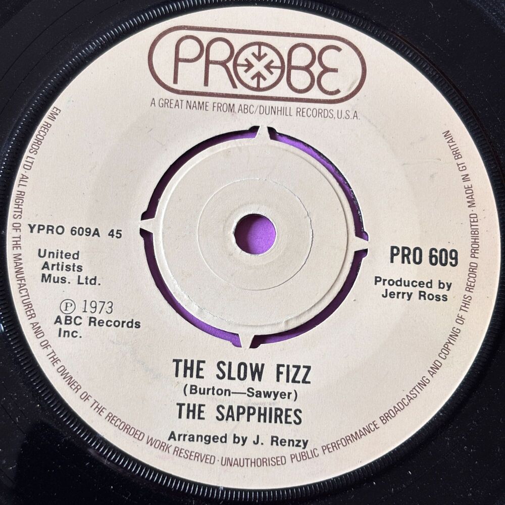 Sapphires-The slow fizz-UK Probe E+