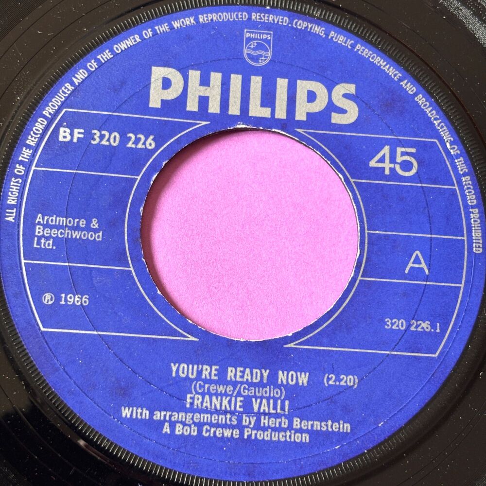 Frankie Valli-You're ready now-UK Philips E