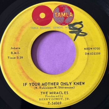 Miracles-If your mother only knew-Tamla wol E