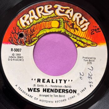 Wes Henderson-In bed/ Reality-Rare Earth E+