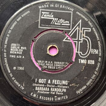 Barbara Randolph-I got a feeling-TMG 628 vg