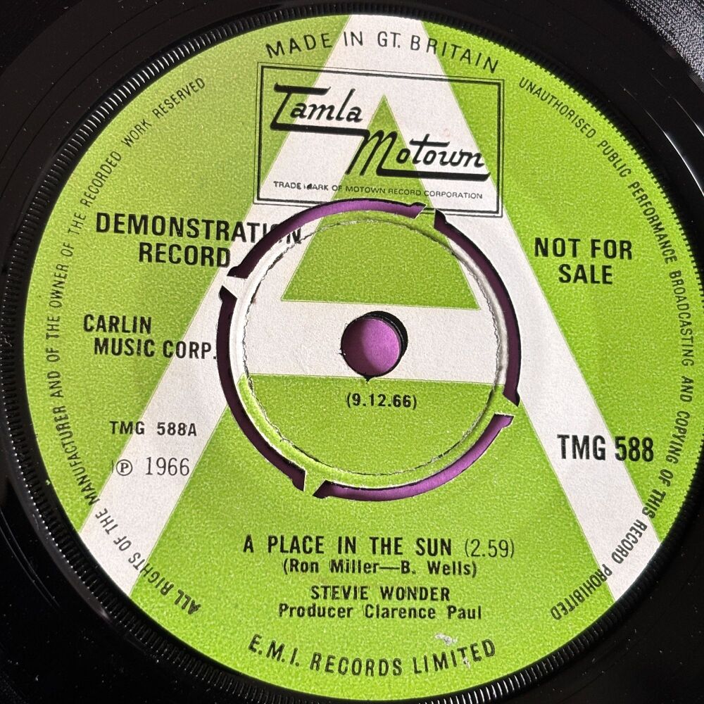 Stevie Wonder-A place in the sun-TMG 588 E+