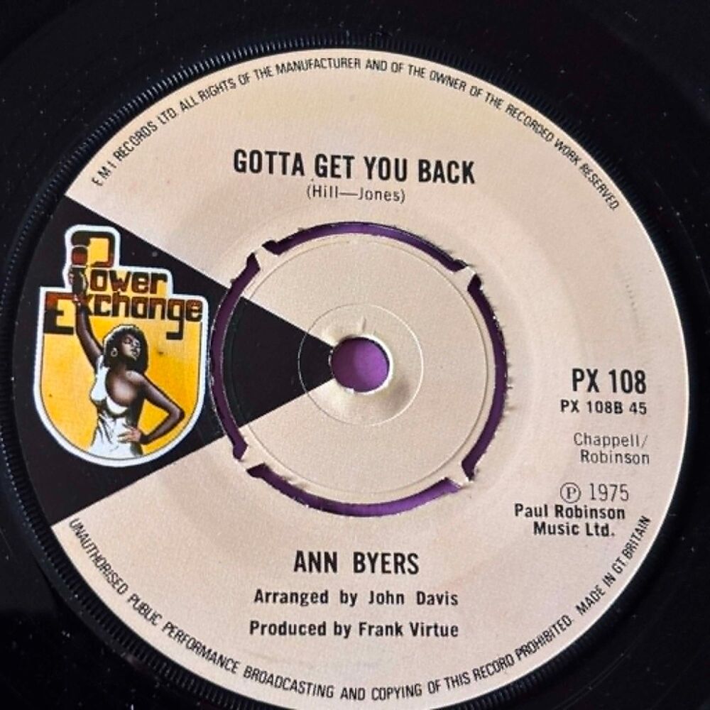 Ann Byers-Gotta get you back-UK Power Exchange E+