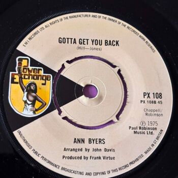 Ann Byers-Gotta get you back-UK Power Exchange E+