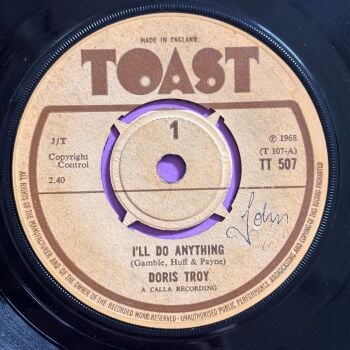 Doris Troy-I'll do anything-UK Toast wol vg+
