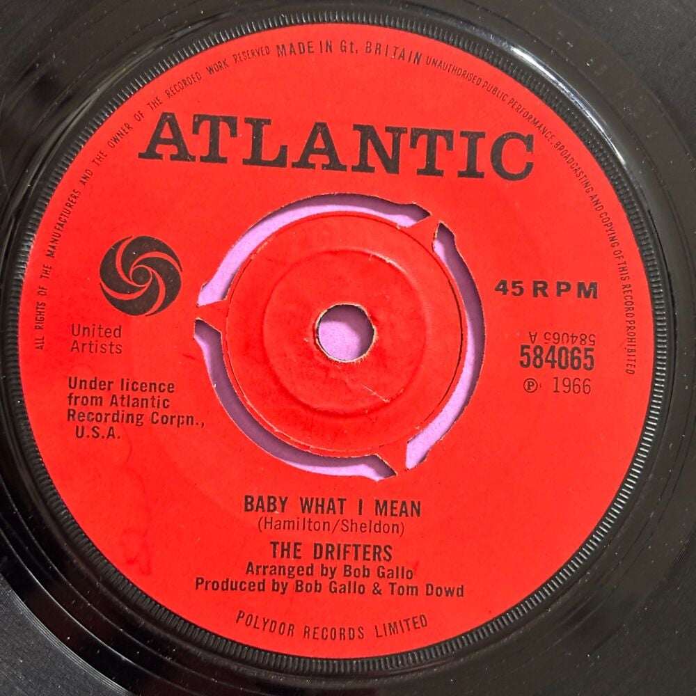 Drifters-Baby what I mean-UK Atlantic vg+