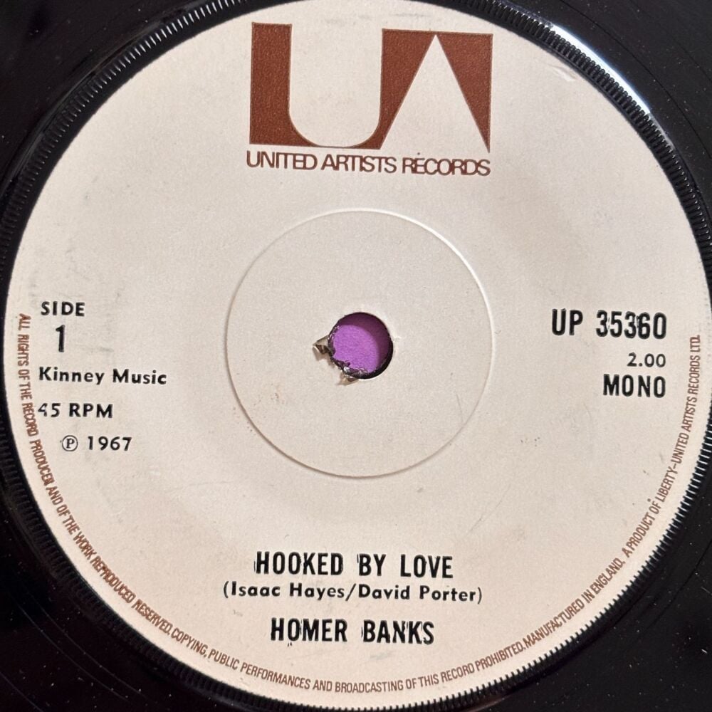 Homer Banks-Hooked by love-UK UA vg+