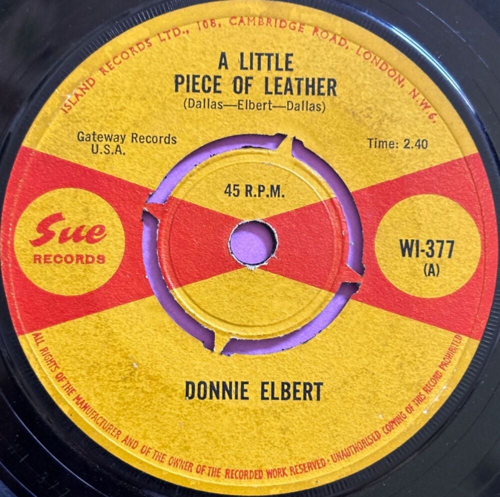 Donnie Elbert-A little bit of leather-UK Sue vg