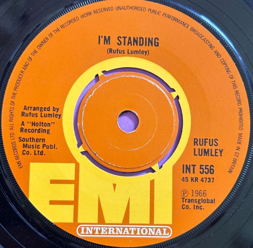 Rufus Lumley-I'm standing-UK EMI E+