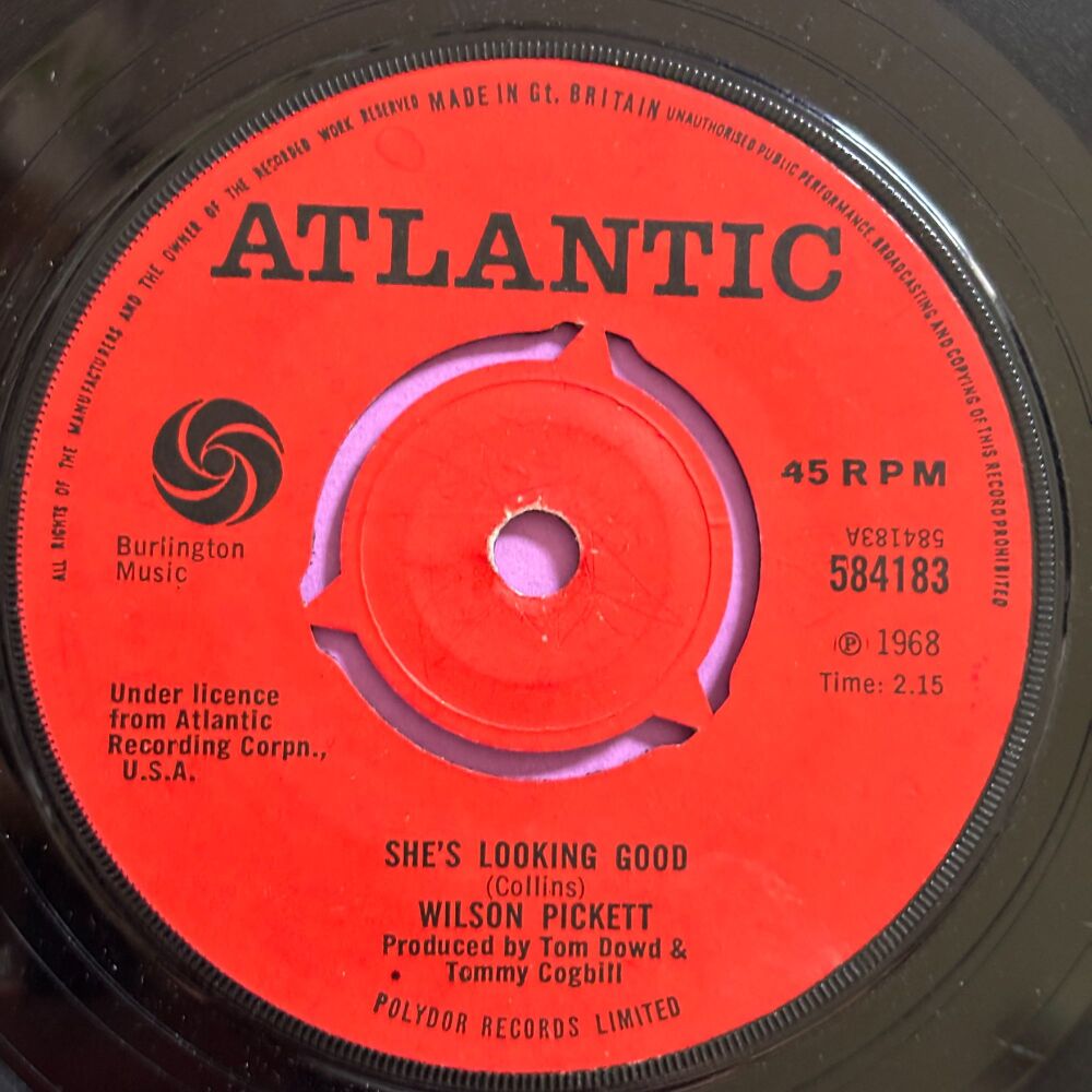 Wilson Pickett-She's looking good-UK Atlantic vg+