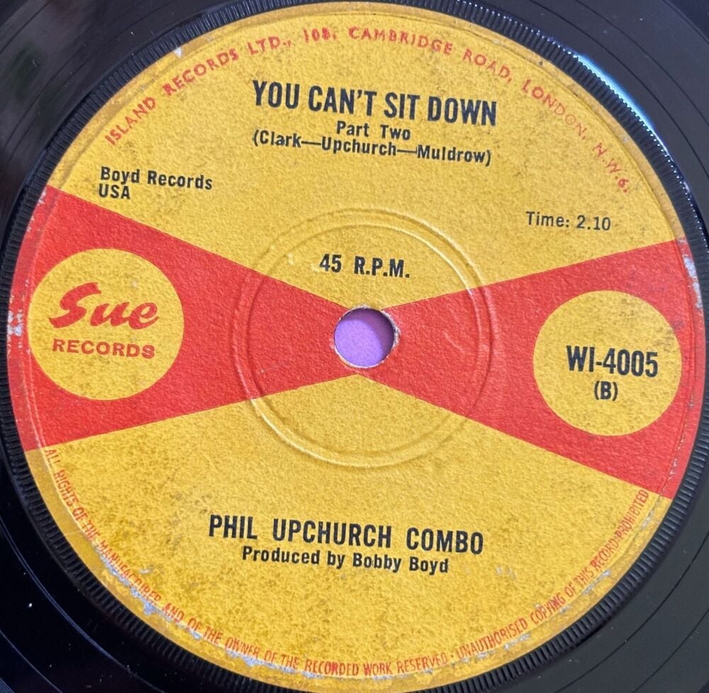 Phil Upchurch Combo-You can't sit down-UK Sue vg