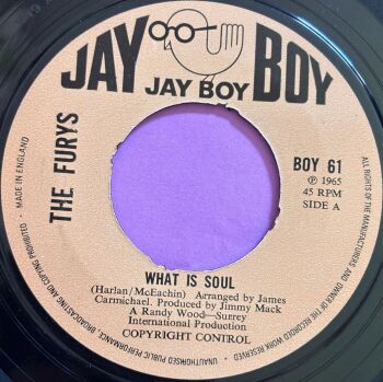 Furys-What is soul/ I lost my baby-UK Jayboy noc E