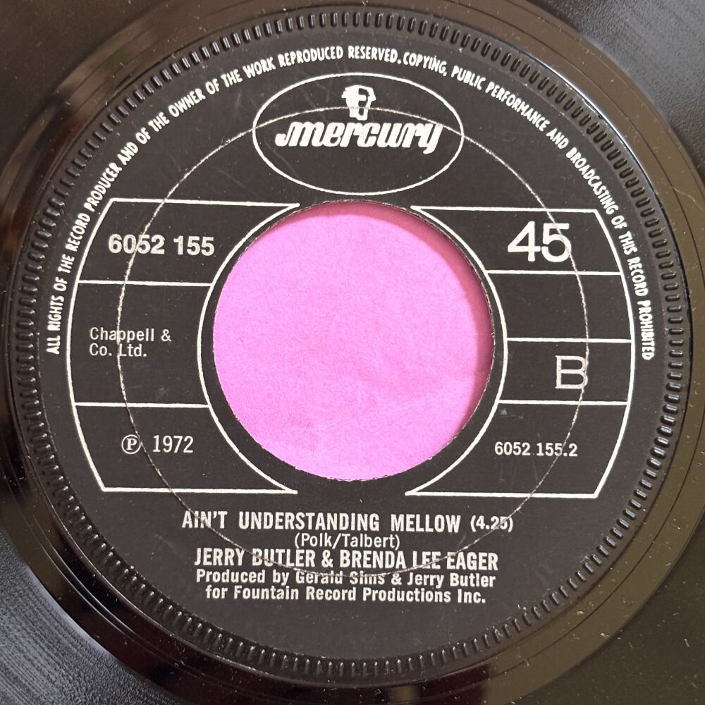 Jerry Butler & Brenda Lee Eager-Ain't understanding mellow-UK Mercury E+