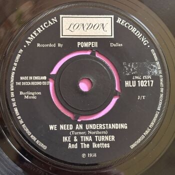 Ike & Tina Turner-We need understanding-UK London E+