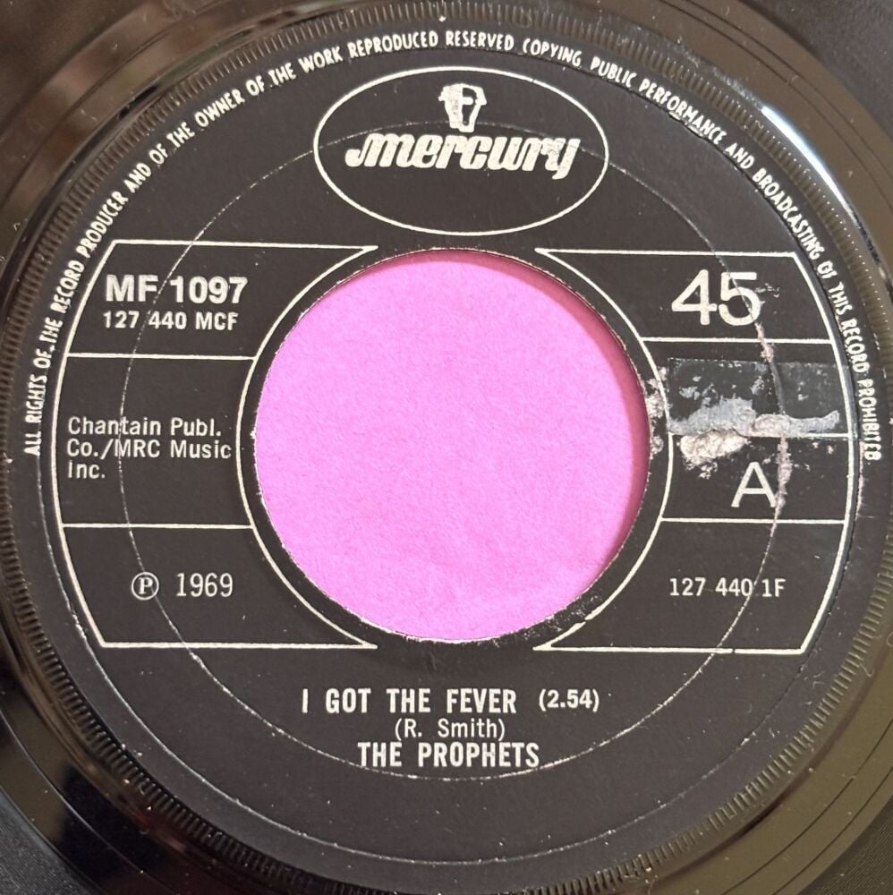 Prophets-I got the fever-UK Mercury E-