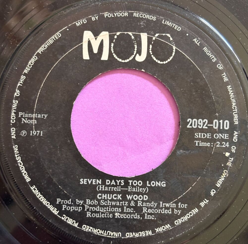 Chuck Wood-Seven days too long-UK Mojo E+