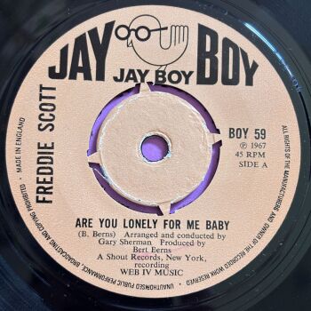 Freddie Scott-Are you lonely for me baby-UK Jay Boy E+