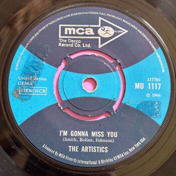 Artistics-I'm gonna miss you-UK MCA E