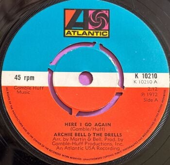 Archie Bell-Here I go again-UK Atlantic vg+