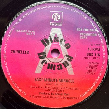 Shirelles-Last minute miracle-UK Demo M-