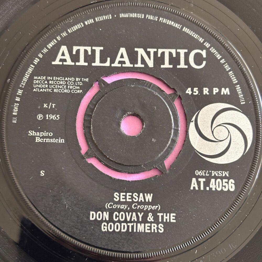 Don Covay-See saw-UK Atlantic vg+