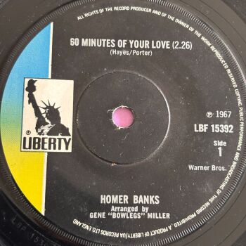 Homer Banks-60 minutes of your love-UK Liberty vg