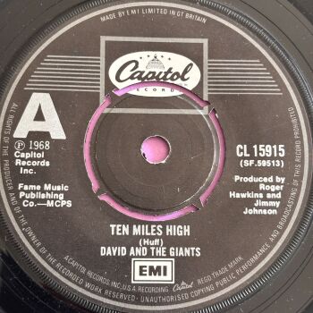 David and the Giants-Ten miles high/ Superlove-UK Capitol vg+