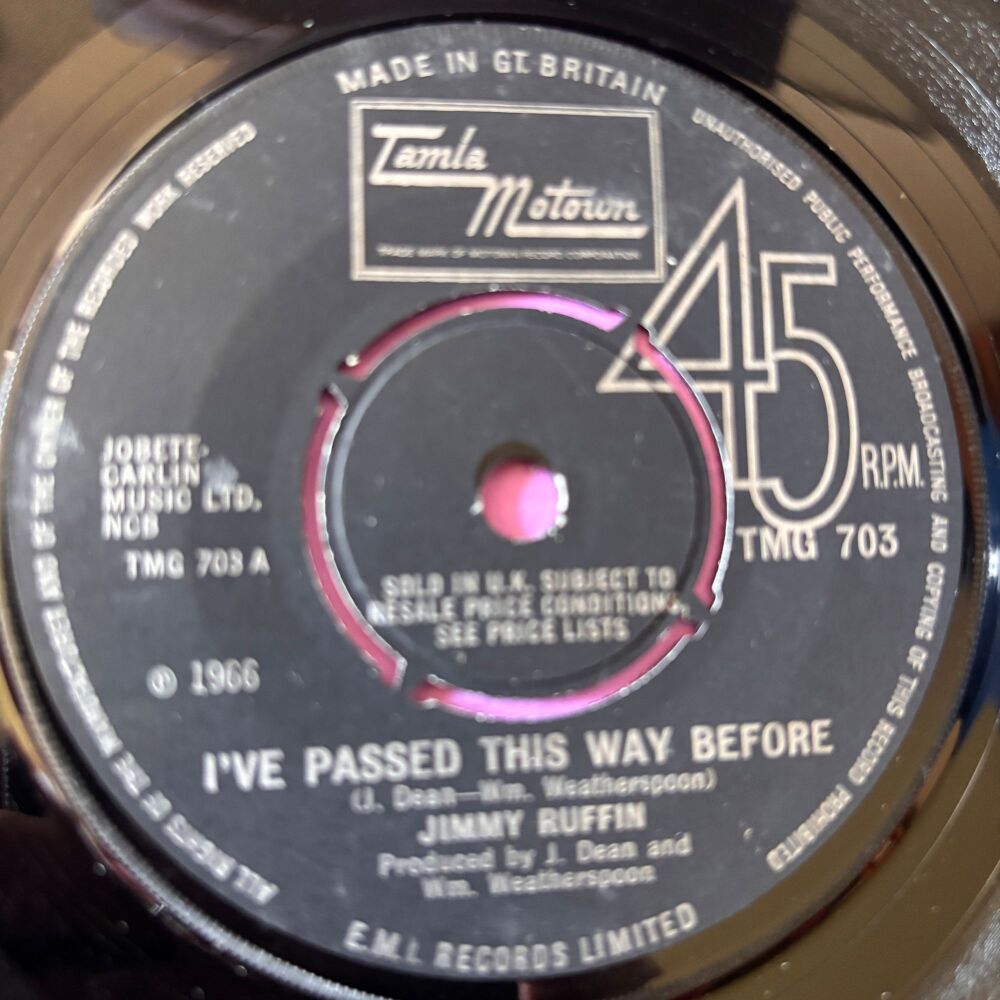 Jimmy Ruffin-I've passed this way before-TMG 703 E+