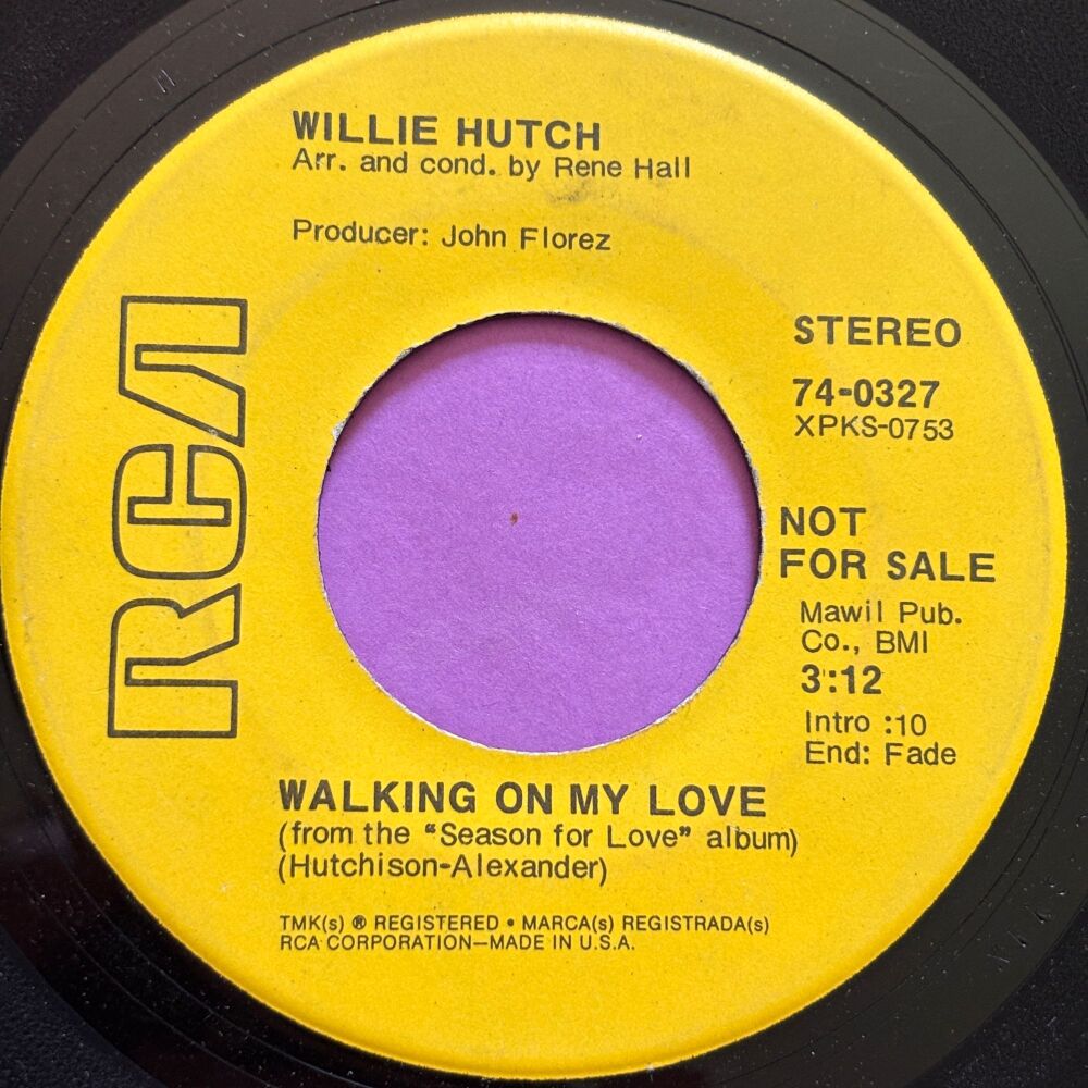 Willie Tee-Walking on my love-RCA Demo E+