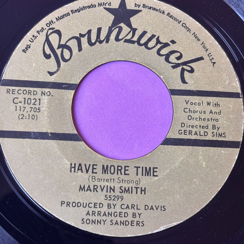 Marvin Smith-Have more time-Brunswick 2nd iss. E