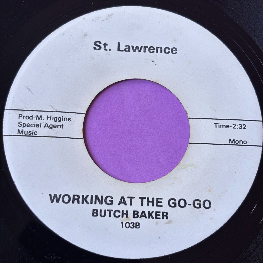 Butch Baker-Working at the go-go/ The fat man-St Lawrence R E+