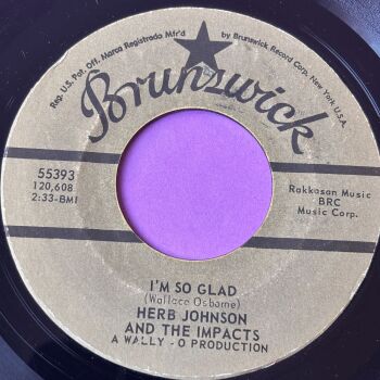 Herb Johnson-I'm so glad-Brunswick 2nd Iss. E+