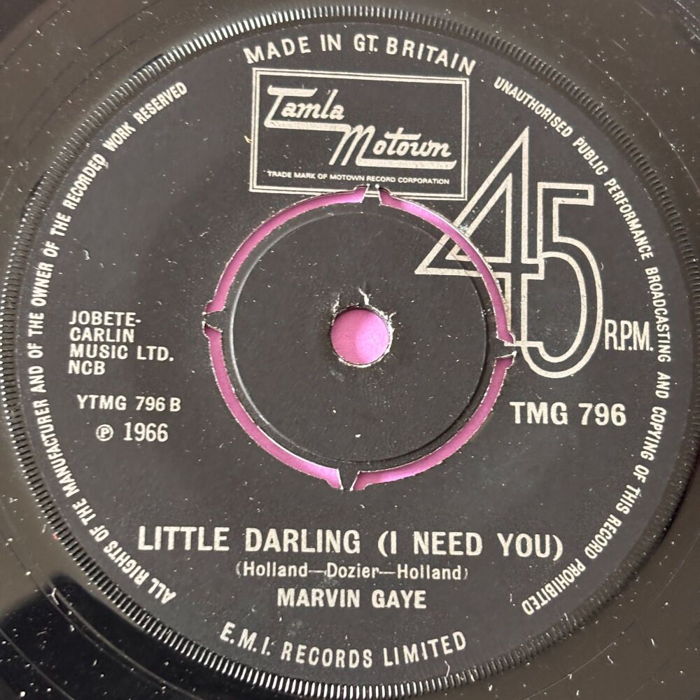 Marvin Gaye-Little darling-TMG 796 E