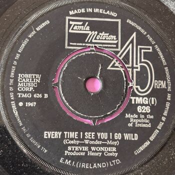 Stevie Wonder-Every time I see you I go wild-TMG 626 Irish Motown E+