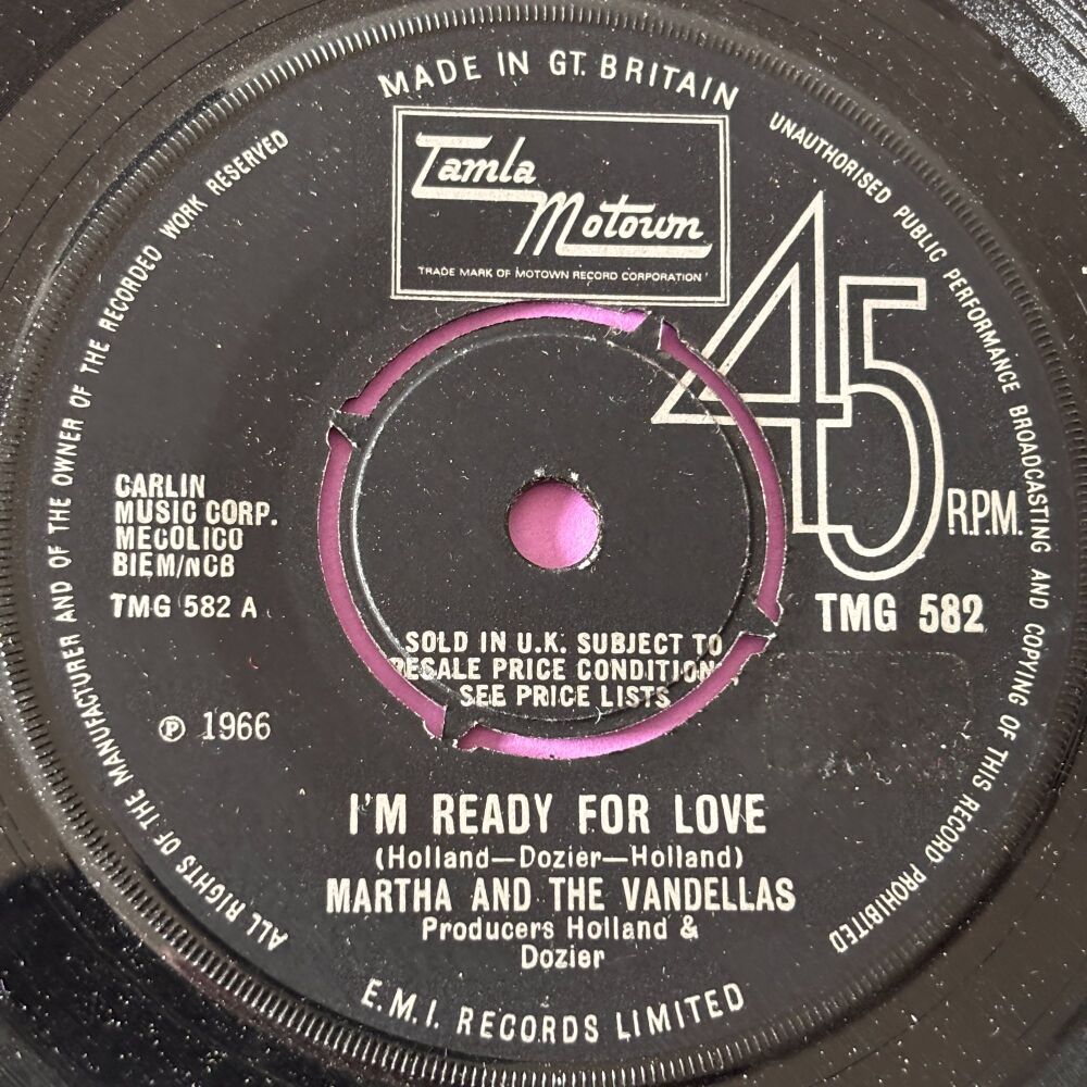 Martha & The Vandellas-What am I gonna do without you love/ Go ahead and la