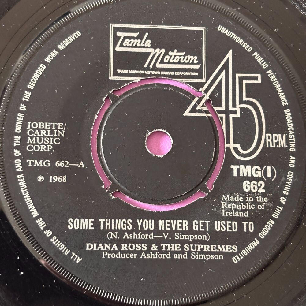 Supremes-Some things you never get used to-TMG 662 Irisjh E+