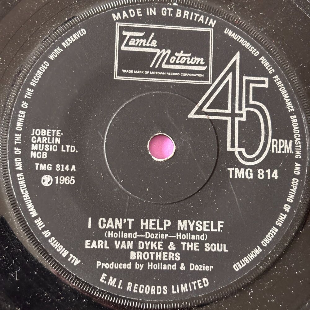 Earl Van Dyke-I can't help myself-TMG 814 E+