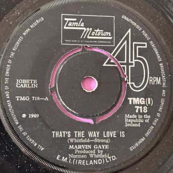 Marvin Gaye-That's the way love is-TMG 718 Irish E