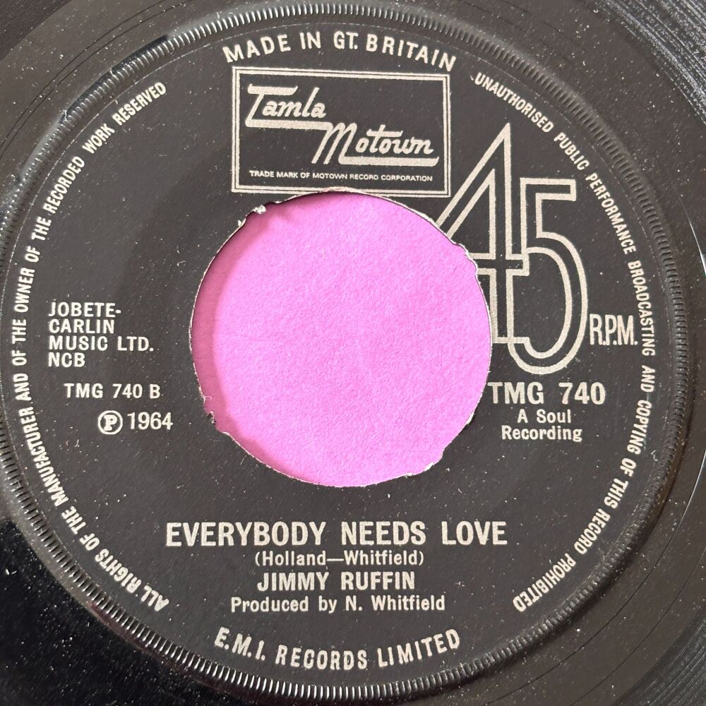 Jimmy Ruffin-I'll say forever my love-TMG 740 noc E+