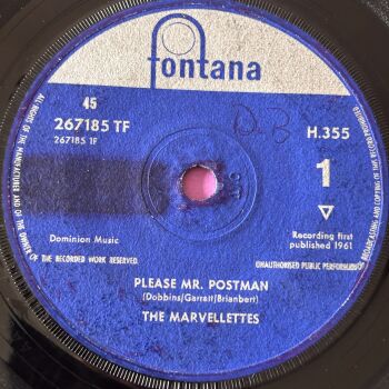 Marvelettes-Please Mr Postman-Fontana wol vg+