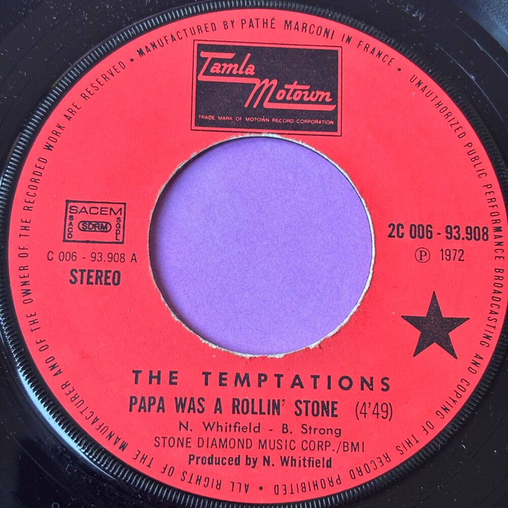 Temptations-papa was a rolling stone-French Motown E