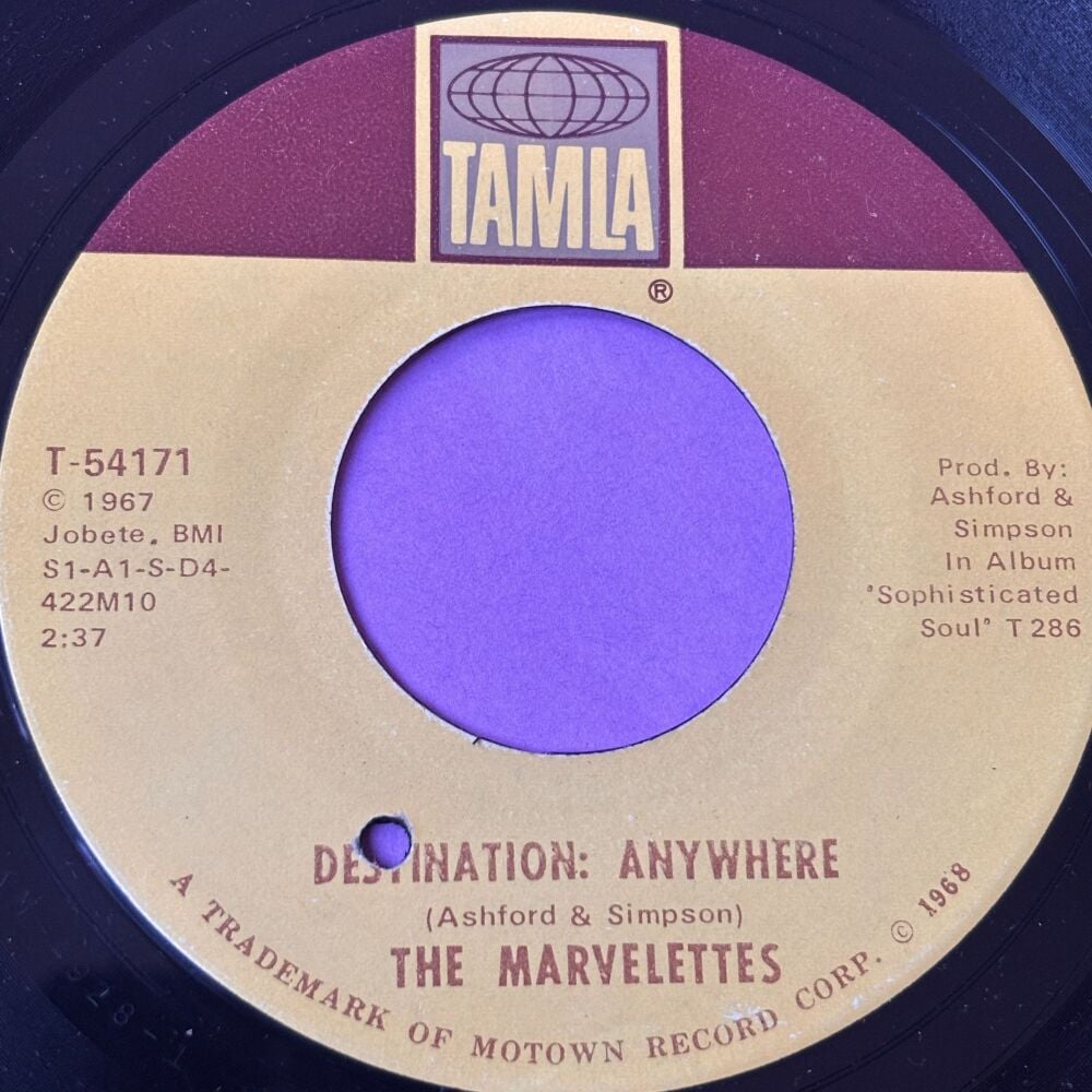 Marvelettes-Destination anywhere-Tamla E+