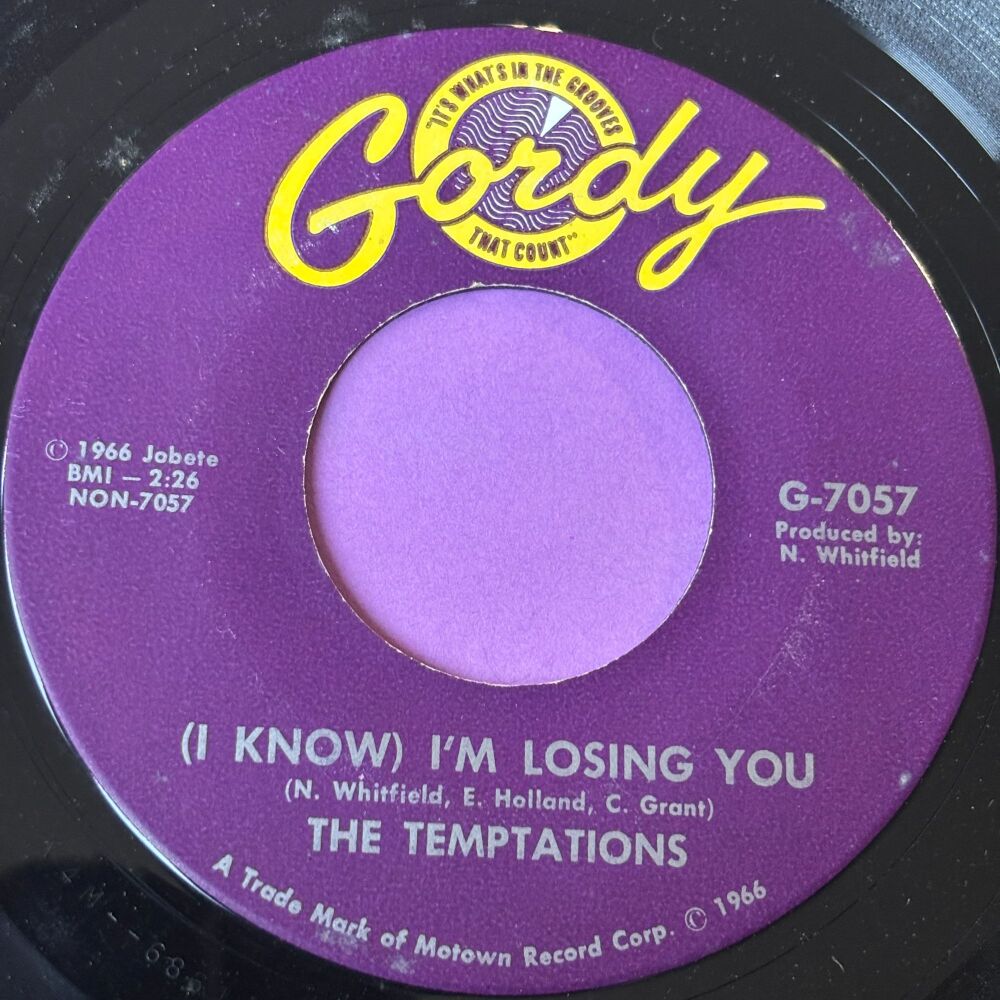 Temptations-I'm losing you-Gordy E+