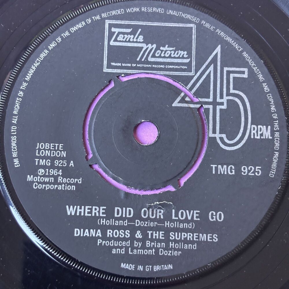 Supremes-Where did our love go-Tamla E+
