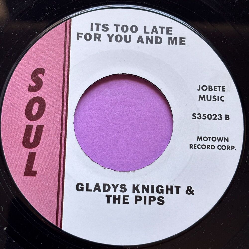 Gladys Knight-Its too late for you and me-Soul R E+