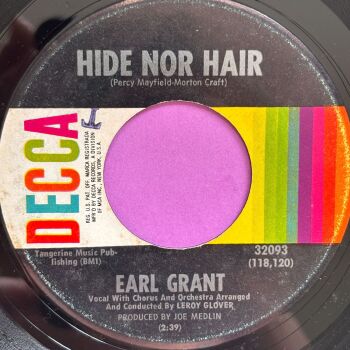 Earl Grant-Hide nor hair-Decca wol E