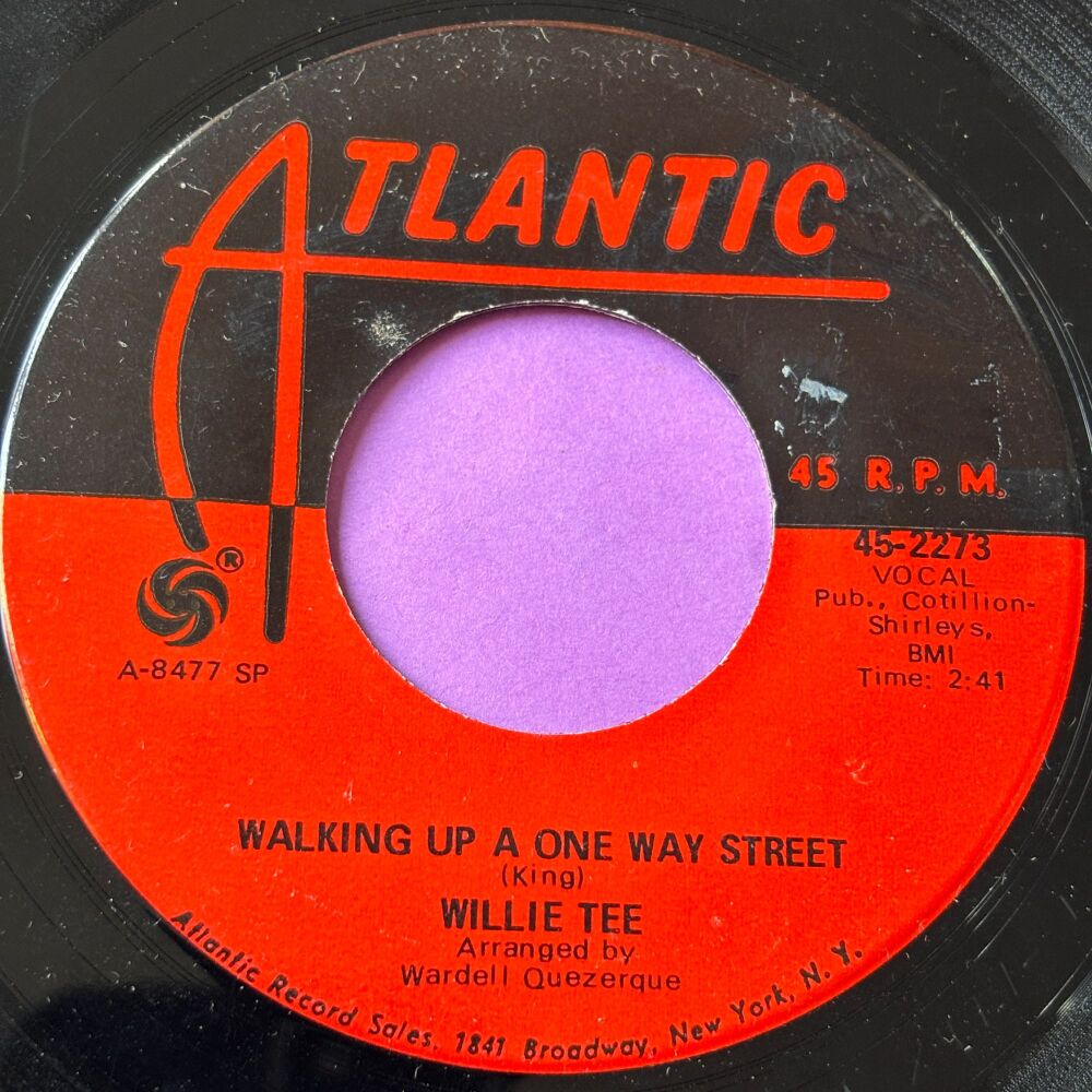 Willie Tee-Walking up a one way street-Atlantic R E