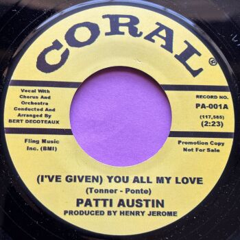 Patti Austin-I've given all my love-Coral R E+