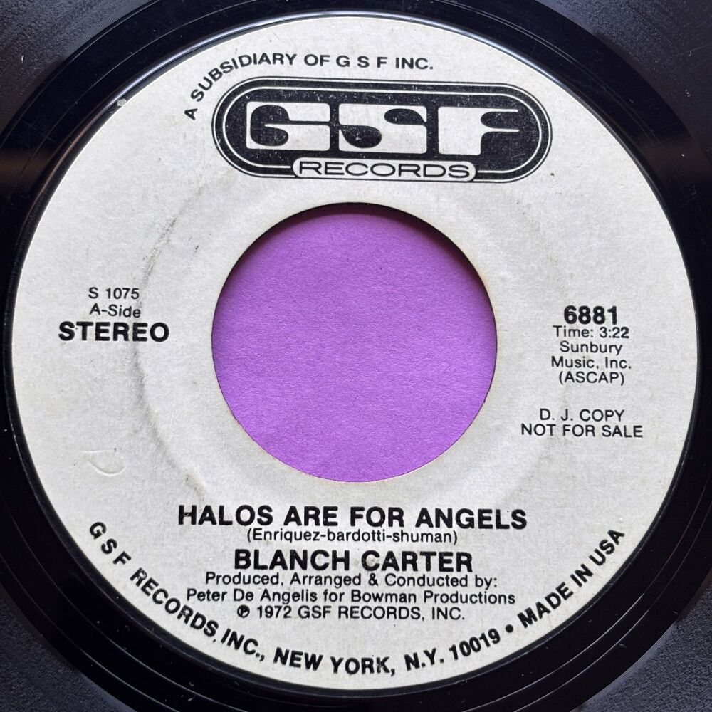 Blanch Carter-Halos are for angels-GSF R vg+