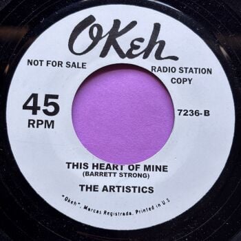 Artistics-This heart of mine-OKeh R E+